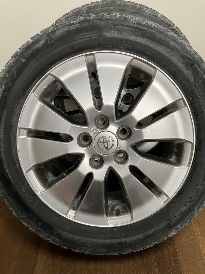 純正ホイール☆ トヨタ　アル　ヴェル他　225/55R17 4本