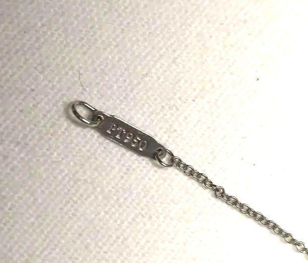 美品ティファニー センチメンタルハート 3Pダイヤ 革張りケース