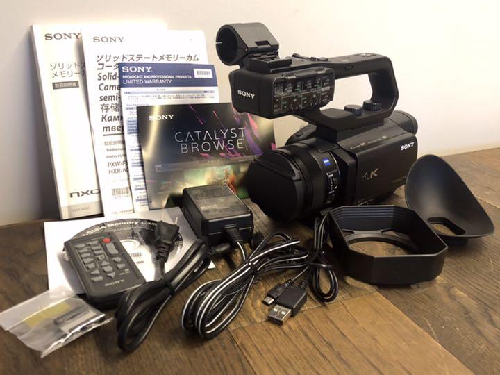 美品 完動品 SONY HXR-NX80 ZEISSレンズ 4Kビデオカメラ