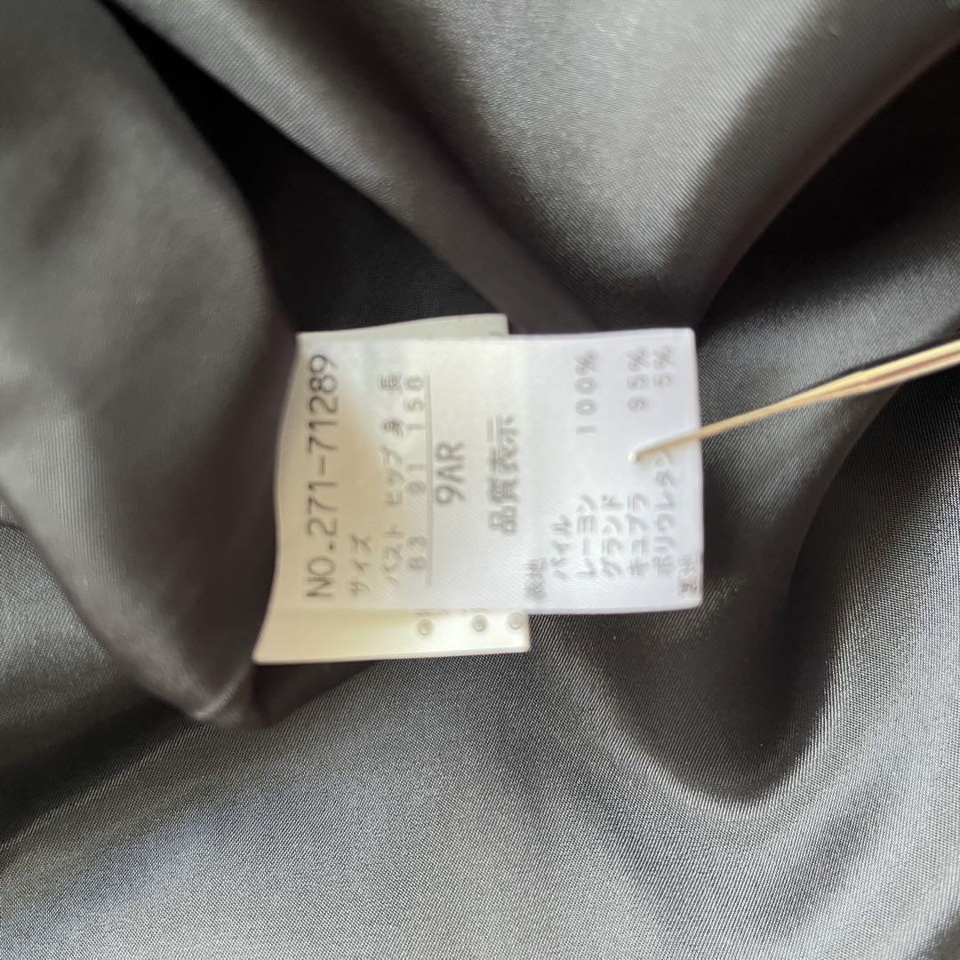 美品　ユミカツラ　ベルベット　秋冬パーティ　ロングドレス　9号