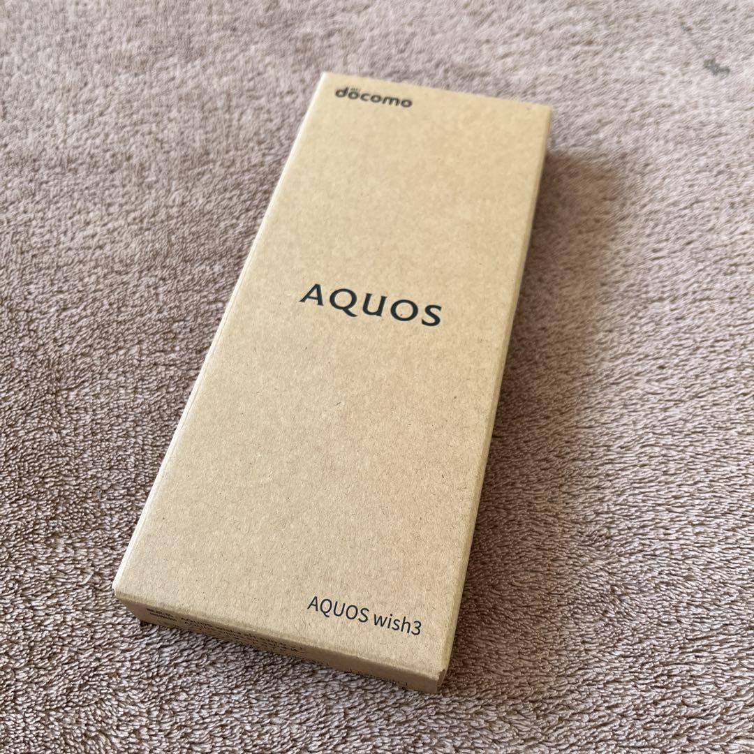 docomo AQUOS wish3 SH-53D ブラック