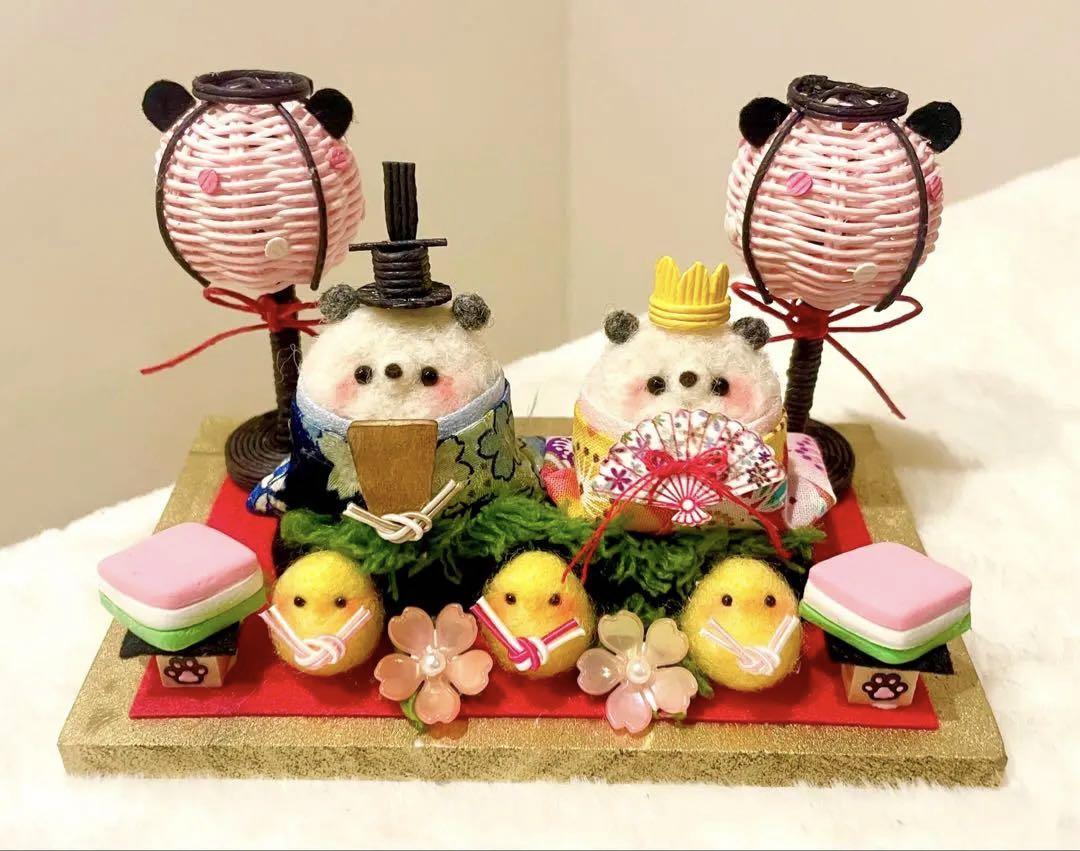 junpemi@‪‪♡雛人形❀.*゜ひなまつり♪羊毛フェルト