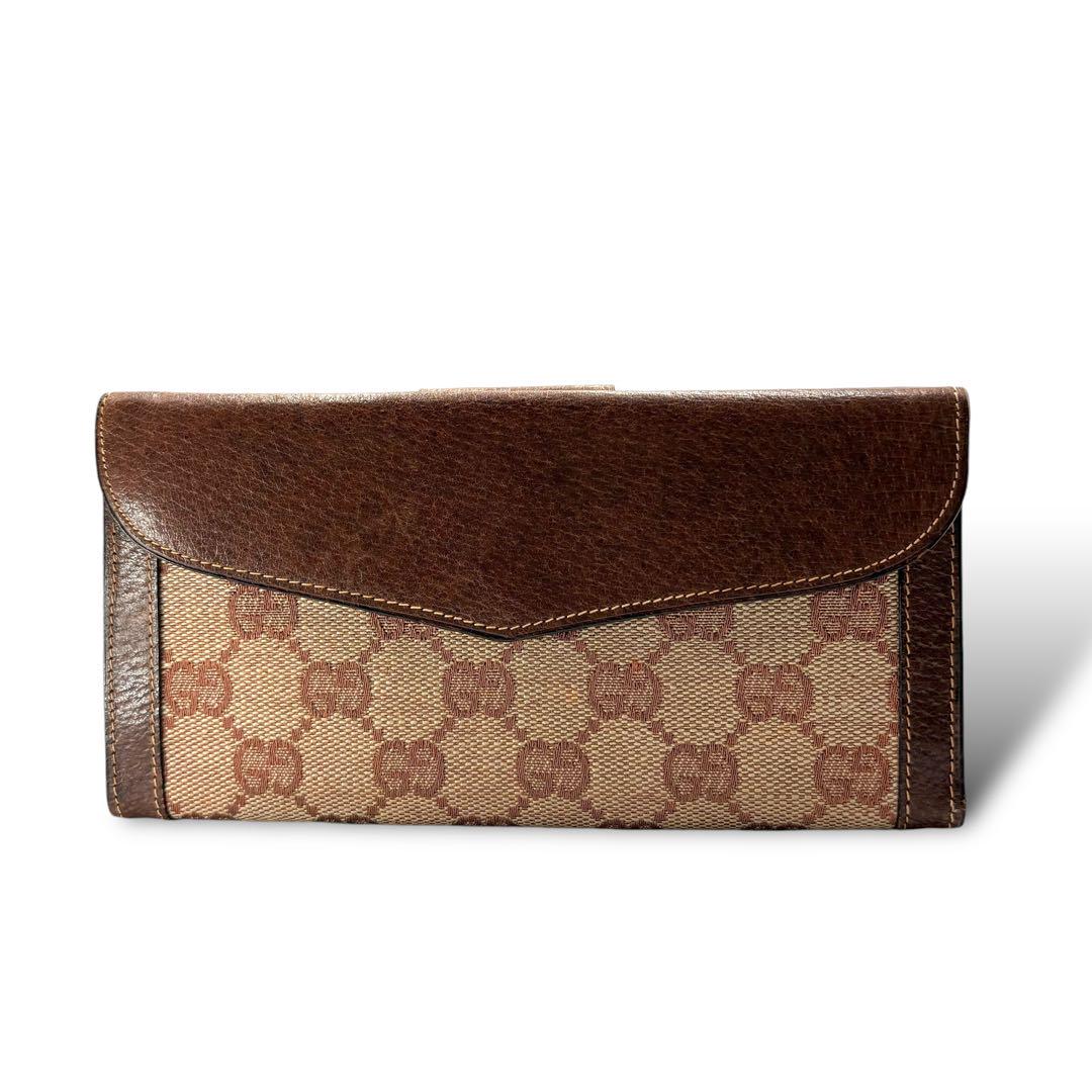 安いファッション - GUCCI グッチ 長財布 二つ折り キャンバス