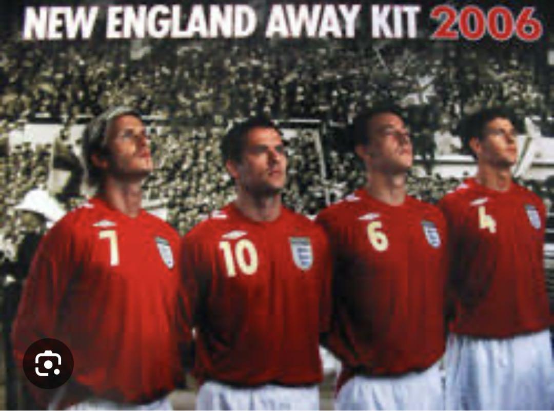 UMBRO ベッカム イングランド代表 アウェイ ユニフォーム ドイツw杯