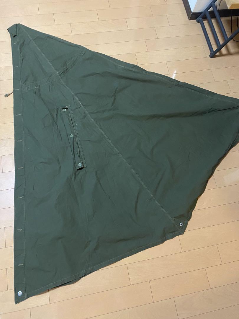 ポーランド軍幕　1枚　オリーブ　サイズ1
