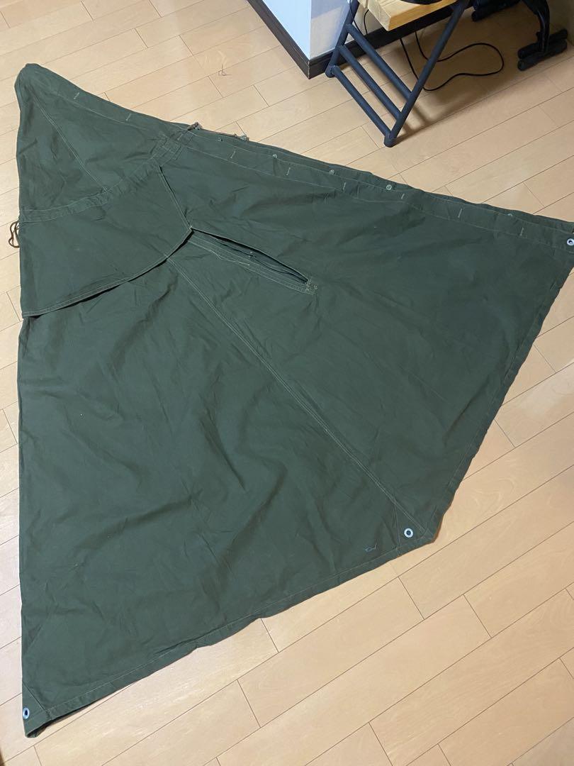 ポーランド軍幕　1枚　オリーブ　サイズ1