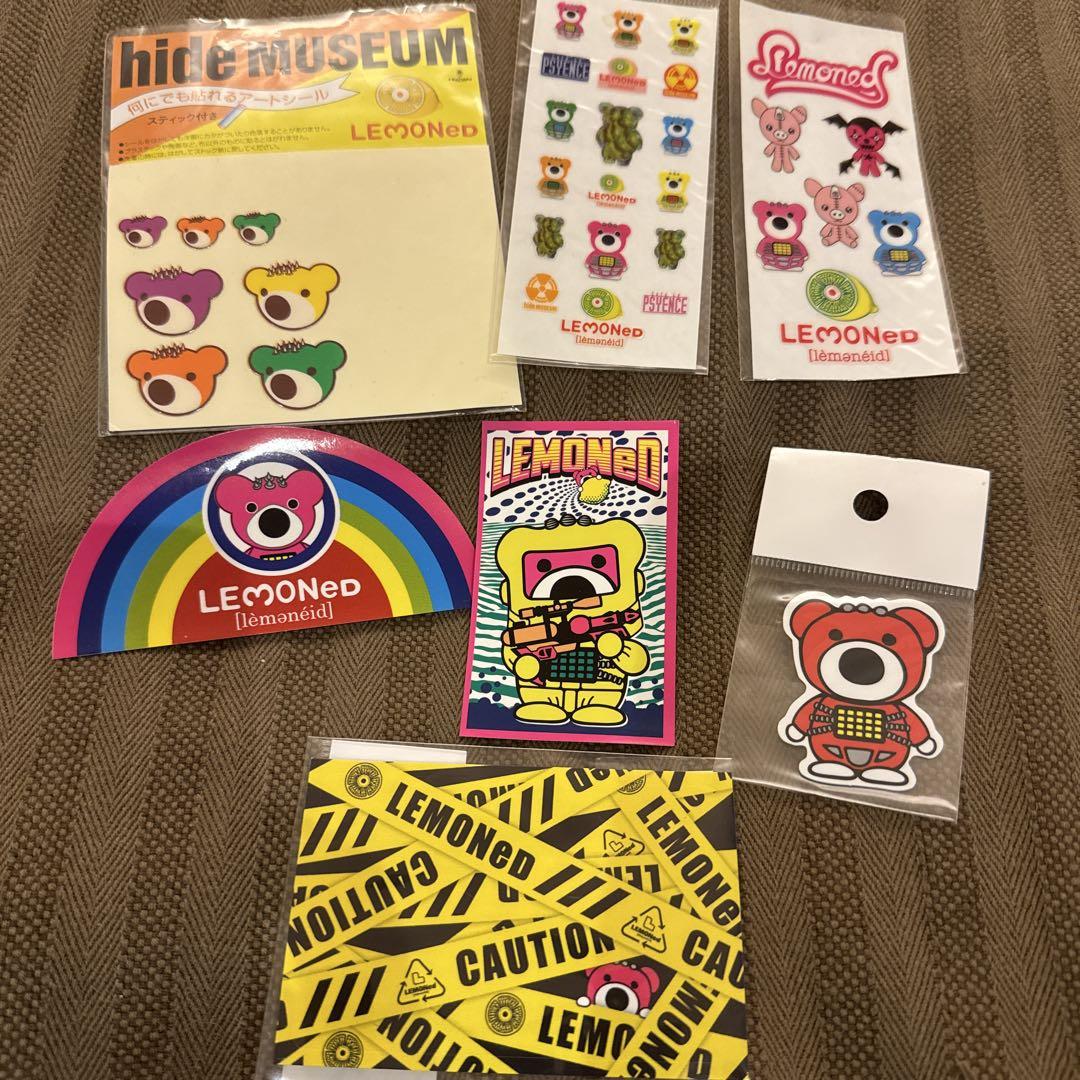 hide LEMONeD グッズ まとめ売り 新品 hide LEMONed レモショ サイコベア グッズ セット - メルカリ
