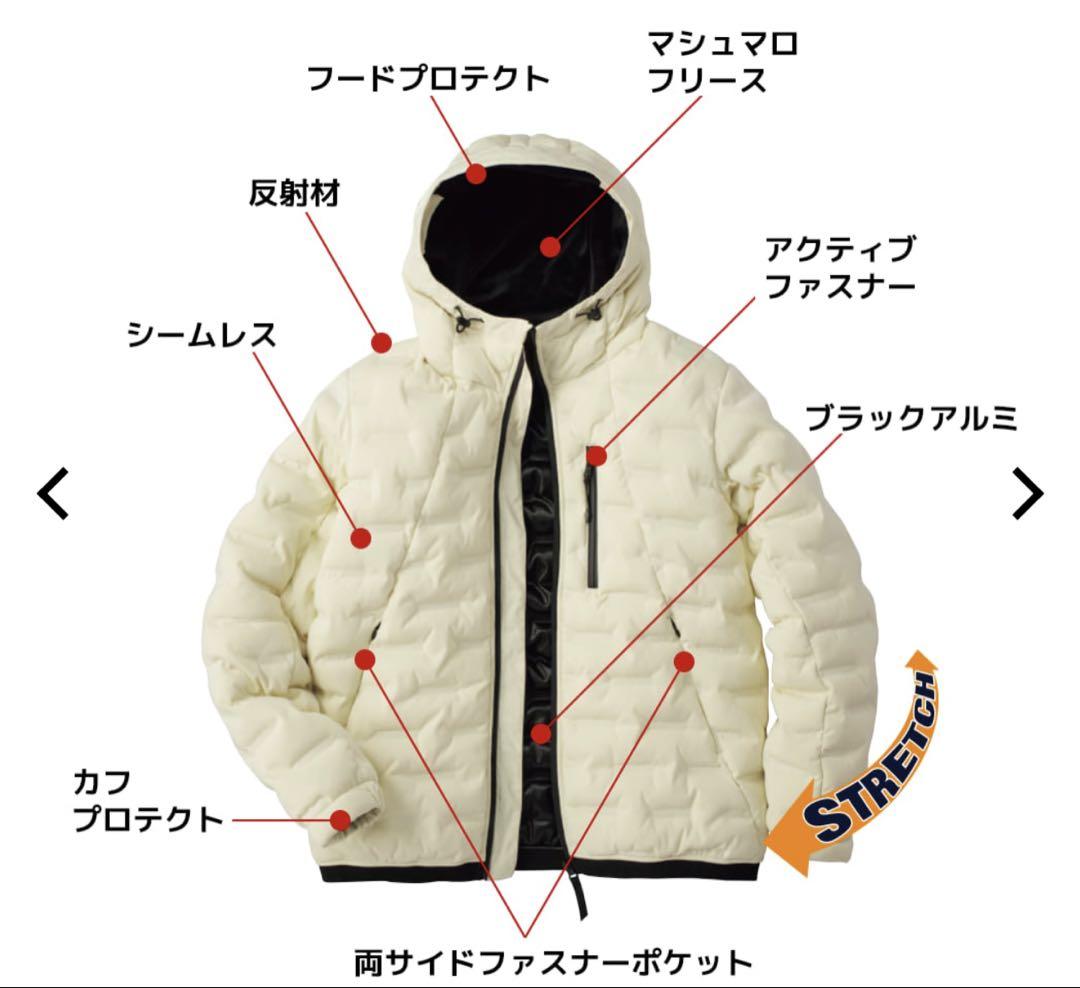ワークマン エアロストレッチアルティメットフーデッドパーカー2024年12月購入 ワークマン エアロストレッチアルティメットフーデッドパーカー