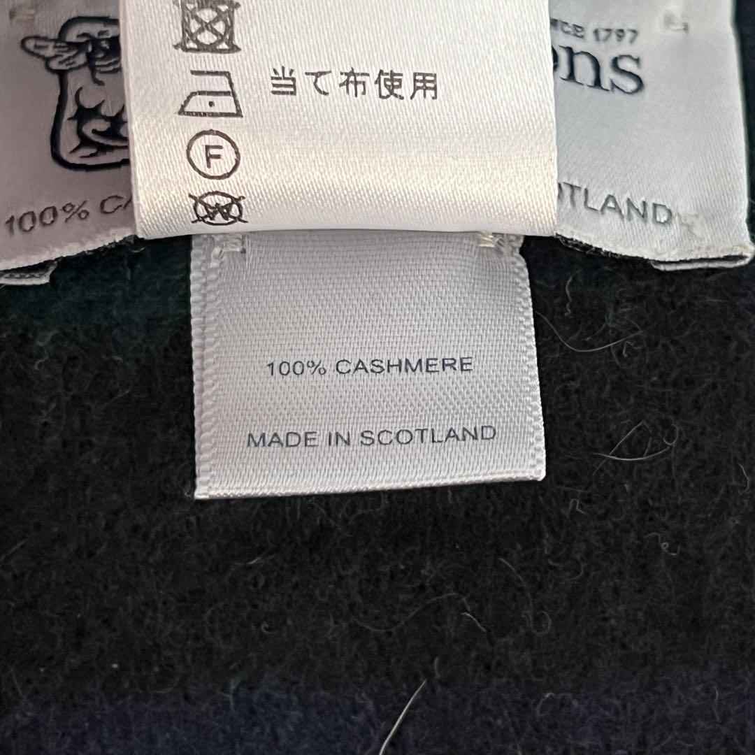 美品 ジョンストンズオブエルガン Johnstons of Elgin カシミヤ