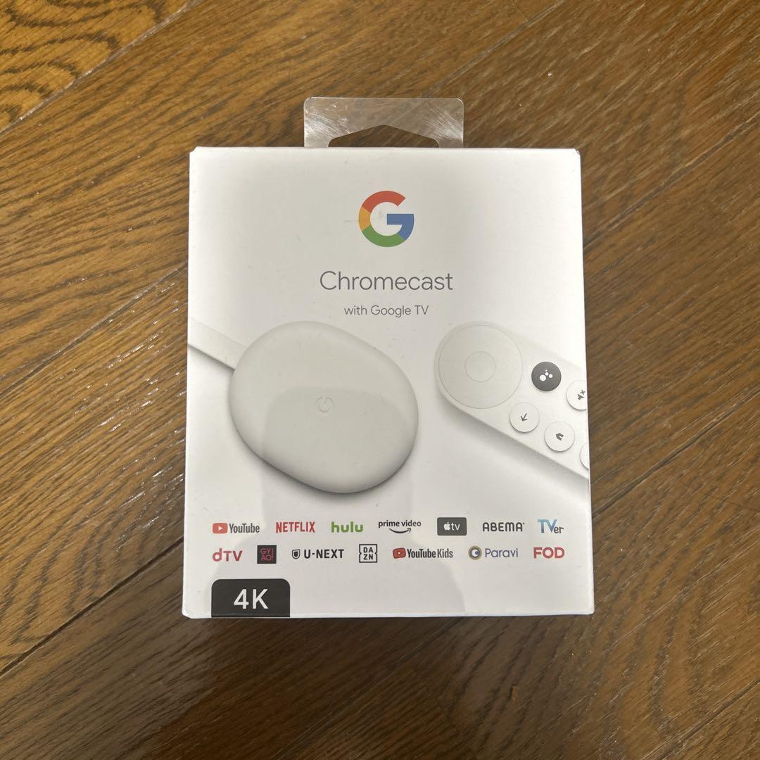 新品未開封　Chromecast with Google TV 4K
