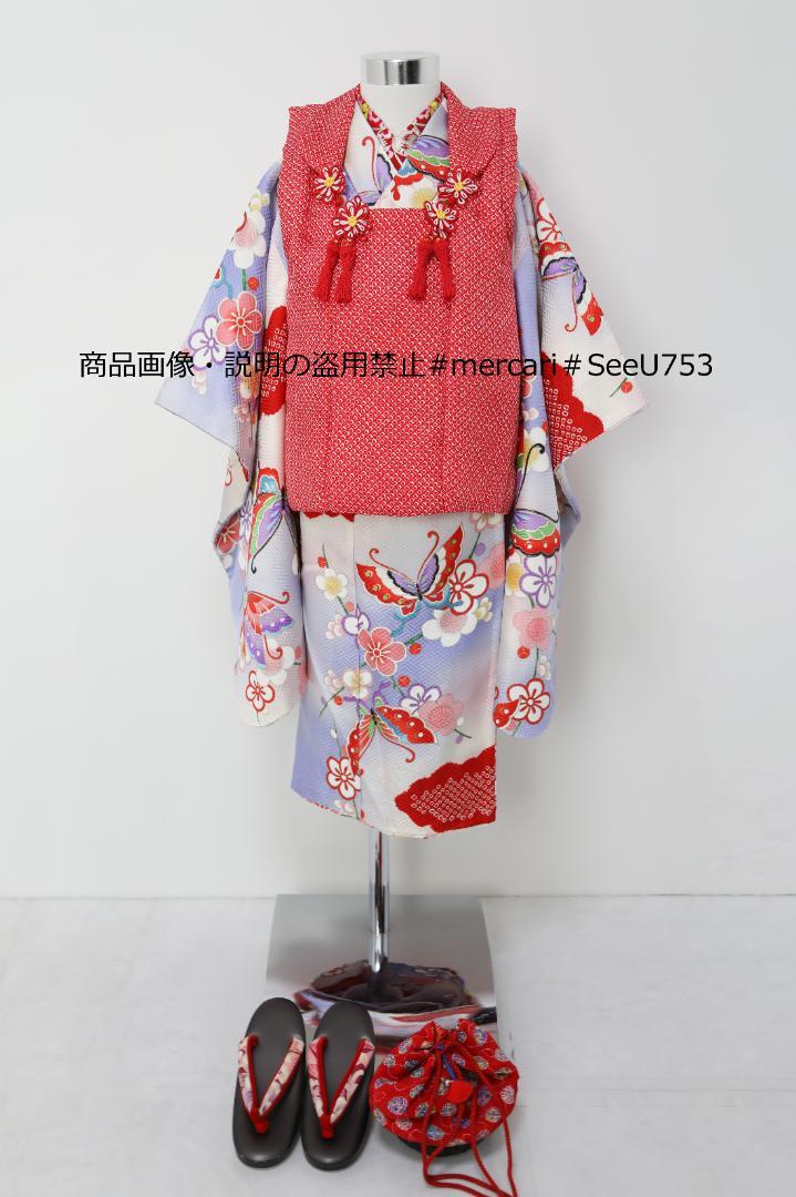 入荷now 口コミ ☆9月限定出品☆七五三 下駄付き 赤 女の子 3才4点セット その他