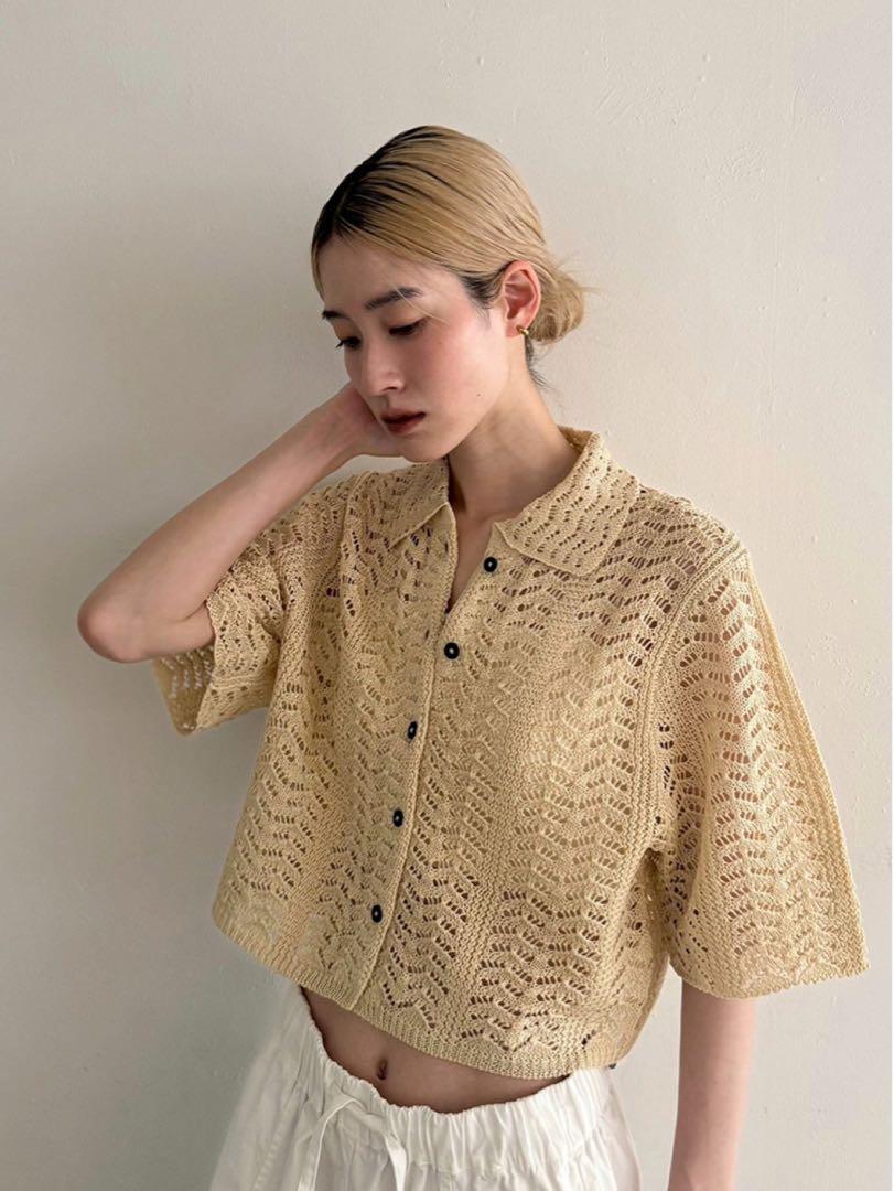 TODAYFUL トゥデイフル LaceKnitShirts レースニットシャツ