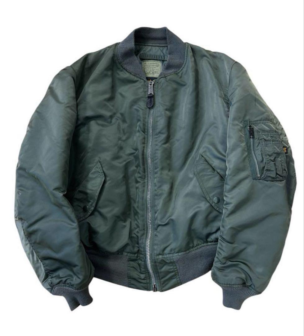 美品 USA製 ALPHA MA-1 グランドクルー フライトジャケット XL