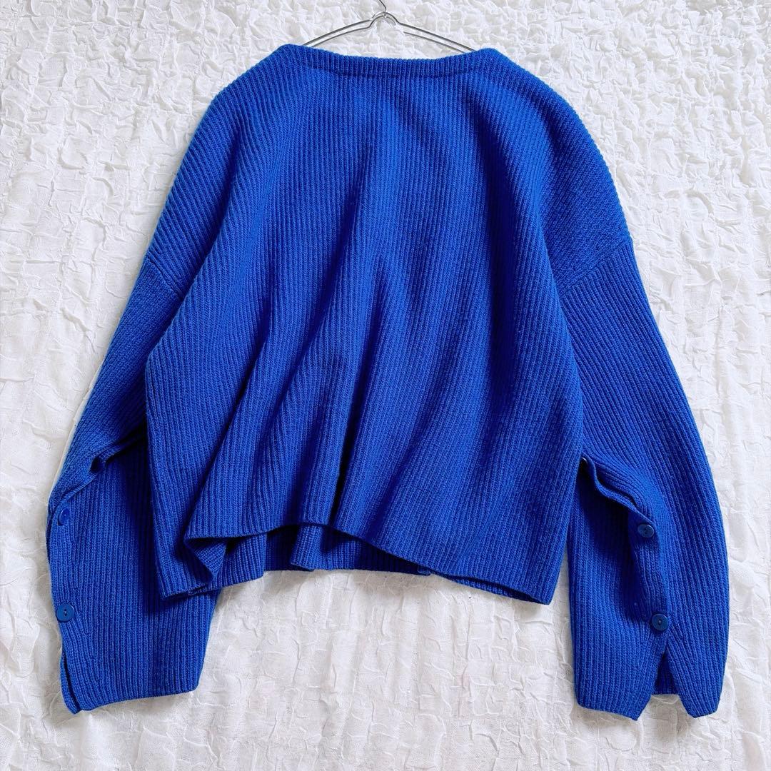 【マカフィー】美品✨ニュージーランド産 ウールニット 2way プルオーバー 【マカフィー】美品✨ニュージーランド産 ウールニット 2way プルオーバー