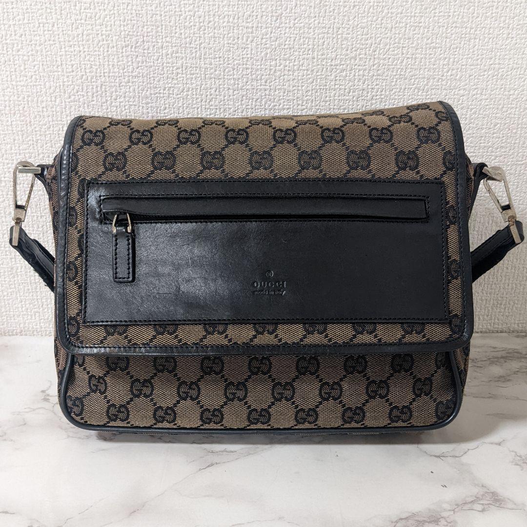 オープンポ≓ GUCCI ショルダーバッグ ブラウン z1X4J-m28974065185 GGキャンバス Üあくまで