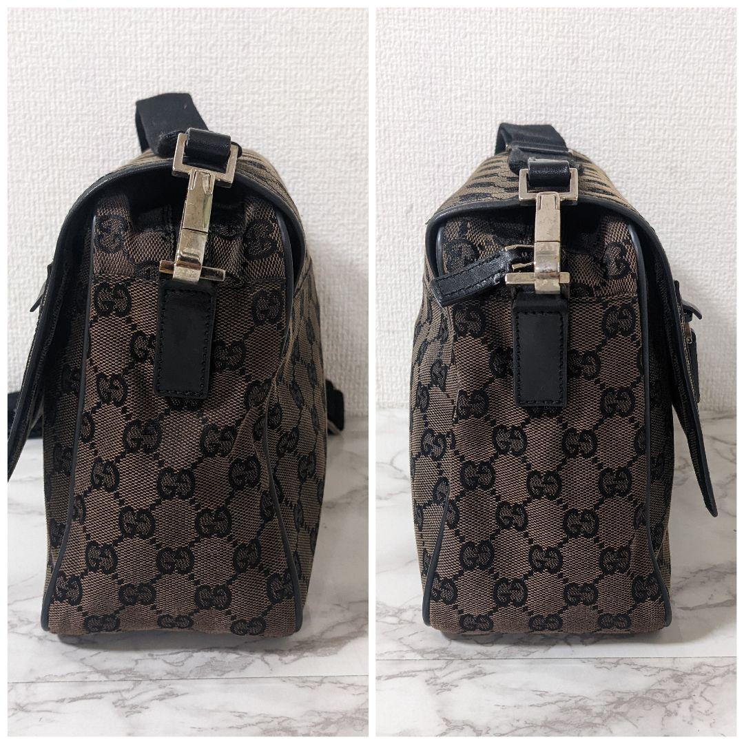 オープンポ≓ GUCCI ショルダーバッグ ブラウン z1X4J-m28974065185 GGキャンバス Üあくまで