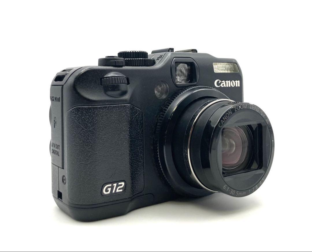 【完動品 美品】Canon PowerShot G12 コンデジ 動作確認済