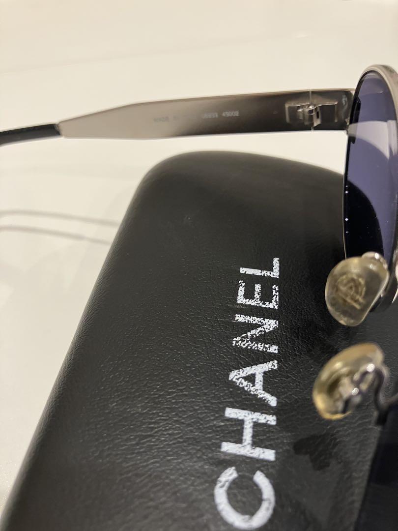 CHANEL サングラス パープルグレー