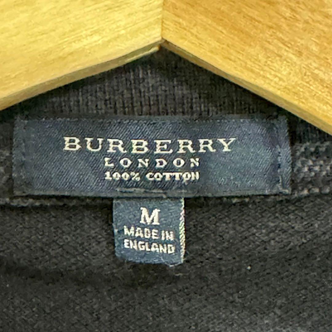 BURBERRY バーバリー ロゴ刺繍 ポロシャツ イングランド 英国製