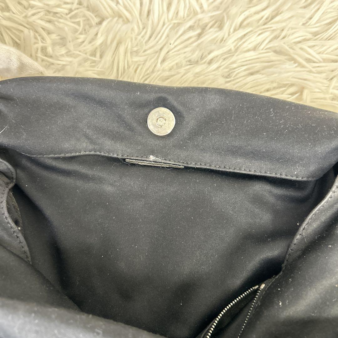 FENDI マンマ ワンショルダーバッグ コットン ブラック ロゴ