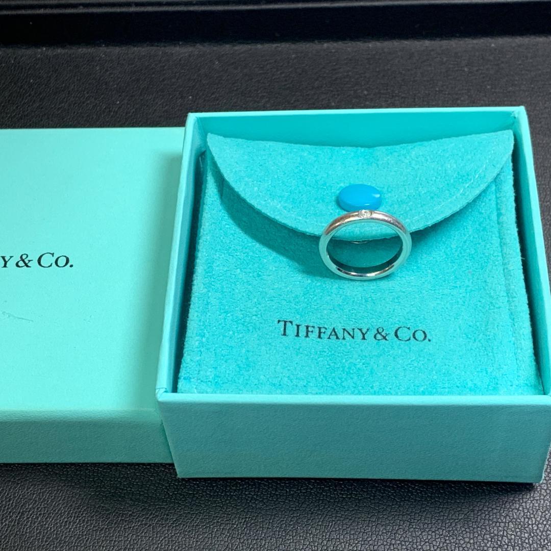 ティファニー 1粒ダイヤ Pt950 エルサペレッティリング、指輪のみ