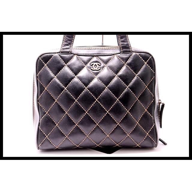 34%割引【SALE】 CHANEL 6番台 ワイルドステッチ ハンドバッグ