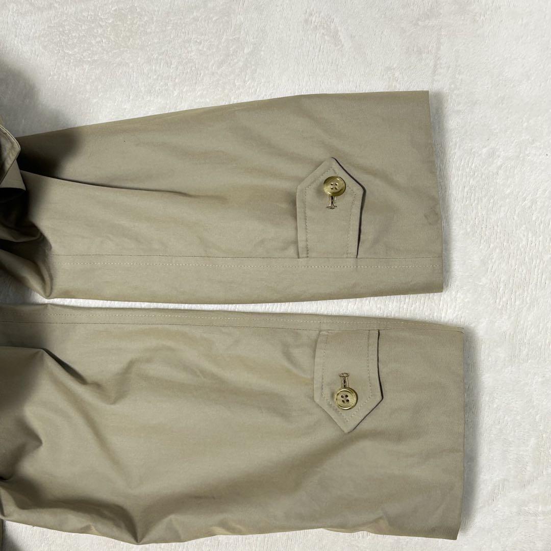 美品 burberrys 玉蟲色 英国製 ステンカラーコート ライナー付