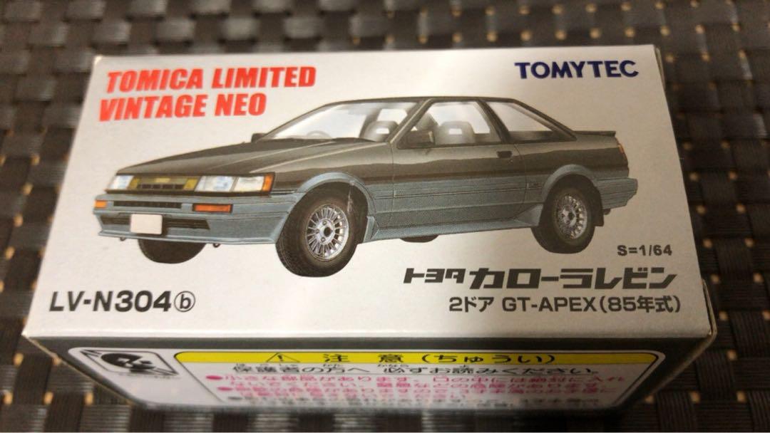 1/64 トミカリミテッドヴィンテージ　トヨタ カローラレビン GT-APEX