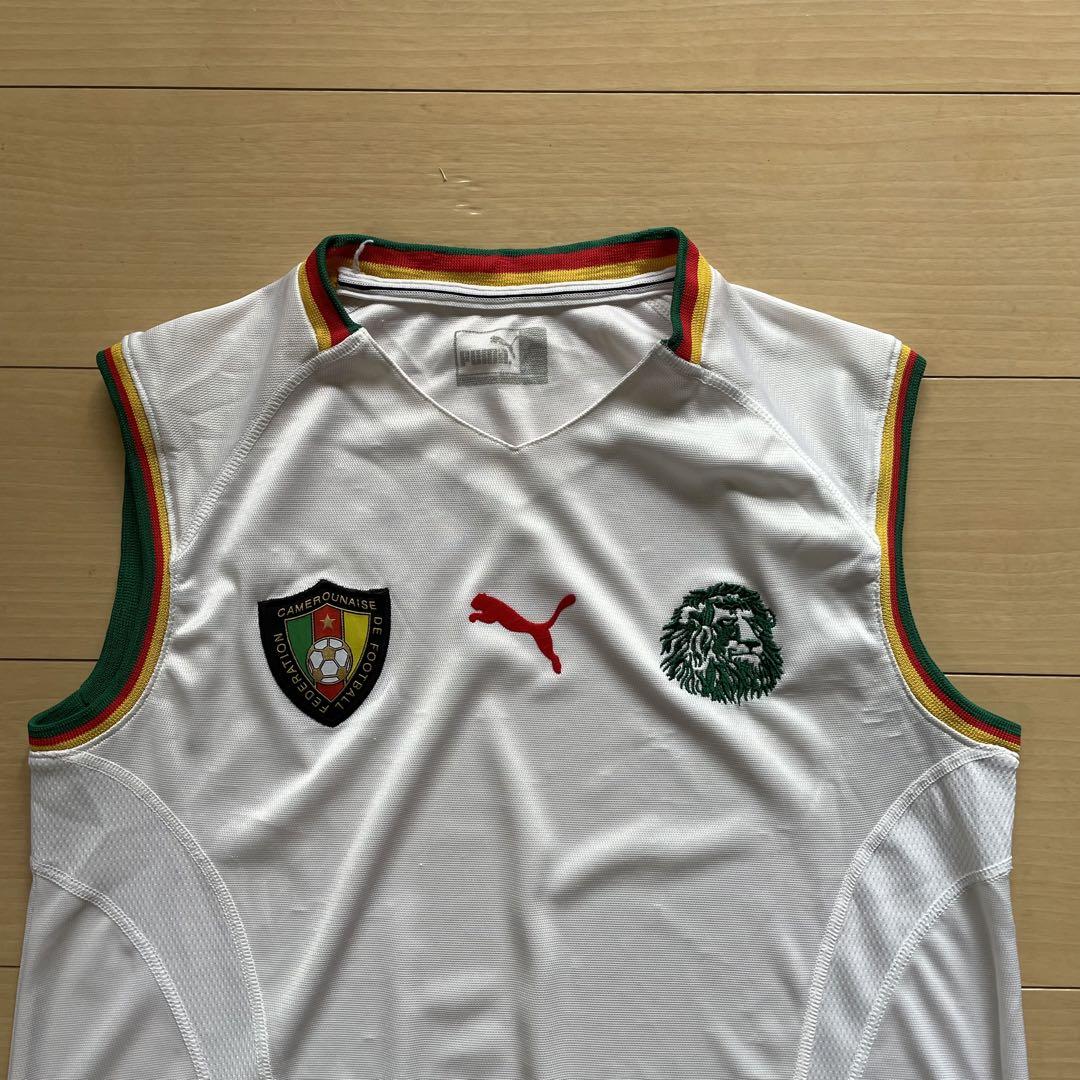2002 PUMA カメルーン代表 ユニフォーム タンクトップ