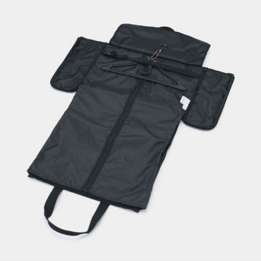 [未使用品] 無印良品 大きく開く ガーメントバッグ トートバッグ 撥水 黒