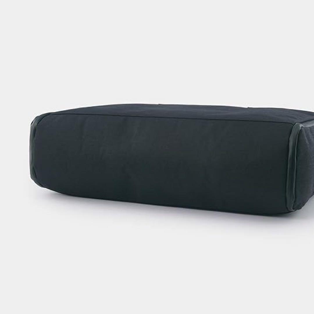 [未使用品] 無印良品 大きく開く ガーメントバッグ トートバッグ 撥水 黒