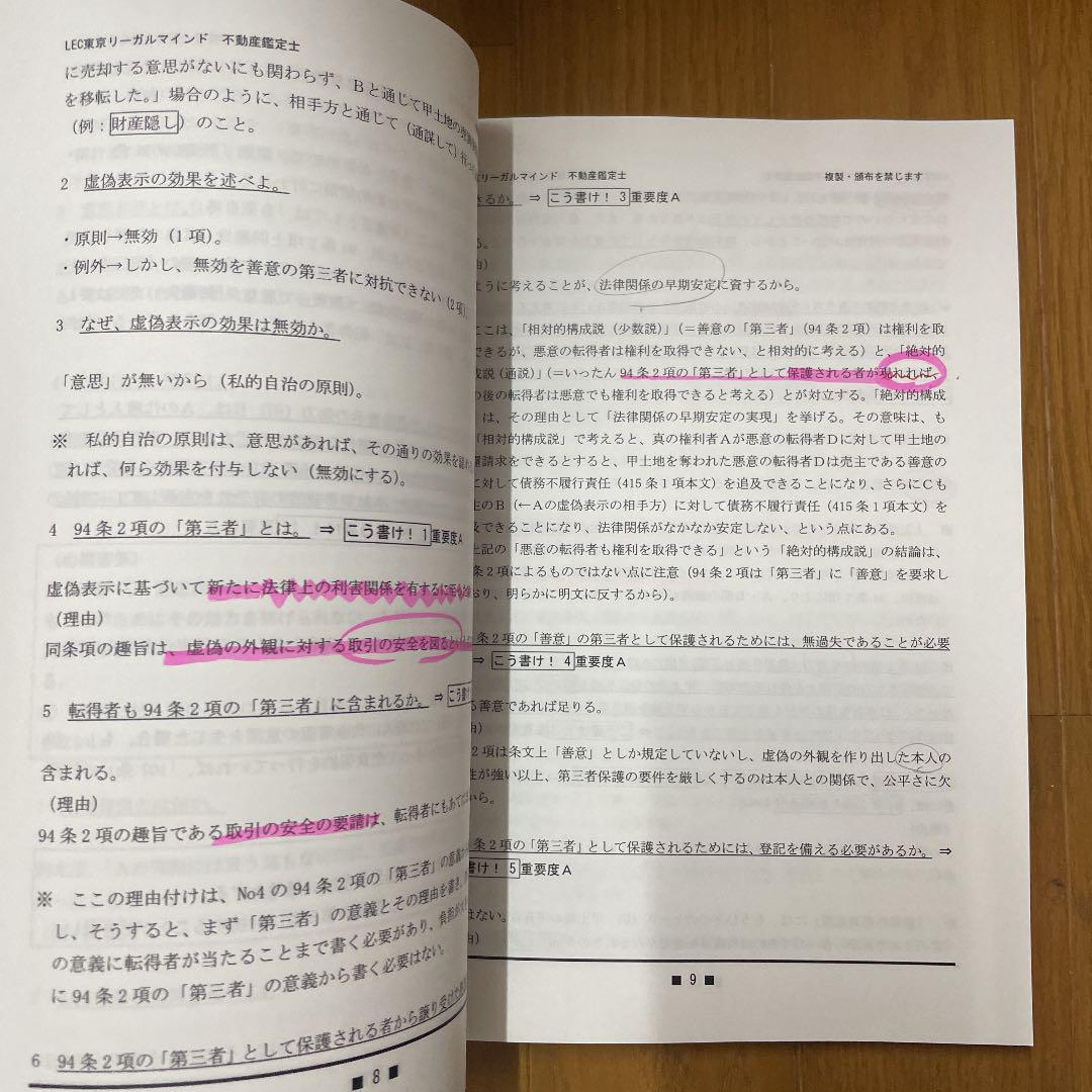 LEC 不動産鑑定士 2022 こう書け!民法 - amwallna.com