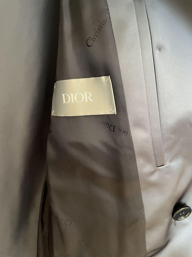 Christian Dior/ディオール/ダークグレー トレンチコート