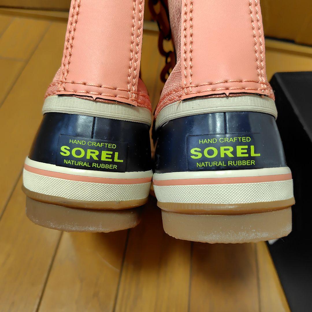 【美品未使用品】SOREL スノーブーツ　レディース　25cmピンク