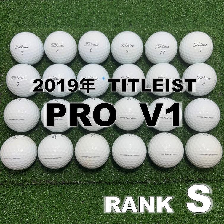 【S133】Titleist PRO V1 白 19年 ロストボール 24球