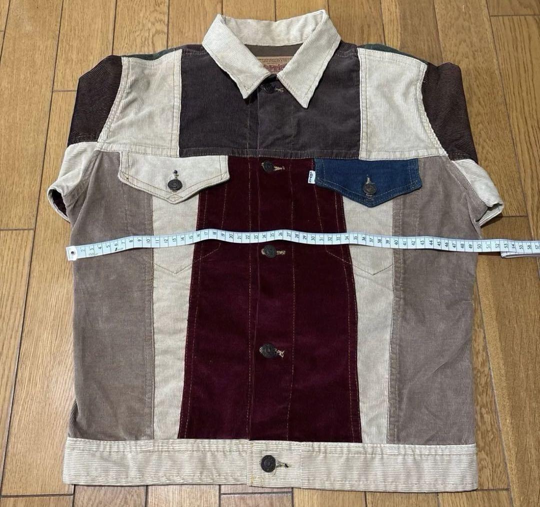 USA製　リーバイス コーデュロイ　ジャケット　クレイジーパターン