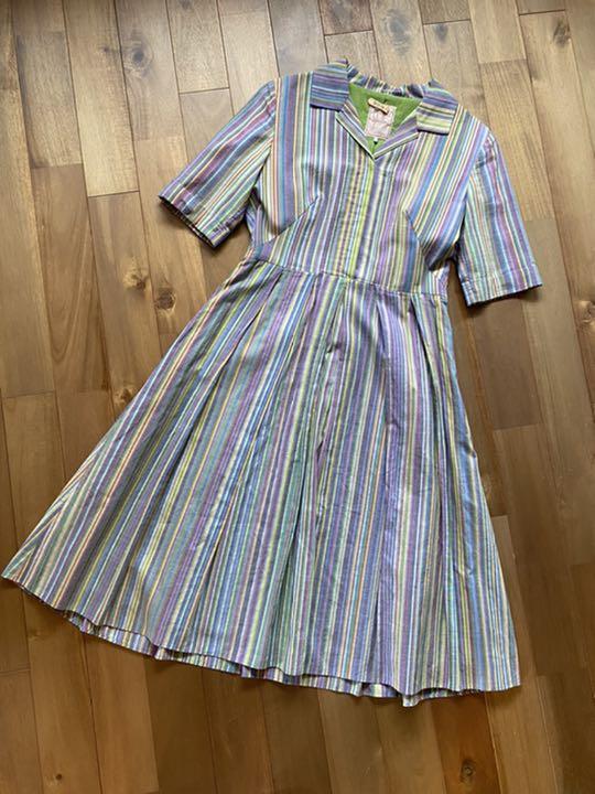 L【ネット限定】 ひろ様専用素敵★sybilla シビラ シャツワンピース マルチカラー ひざ丈ワンピース ワンピースL¥7,