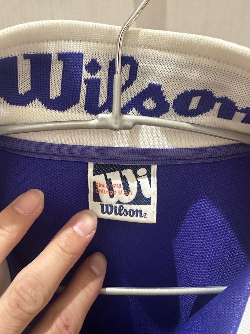 Wilson 紫色 ウォームアップウェア