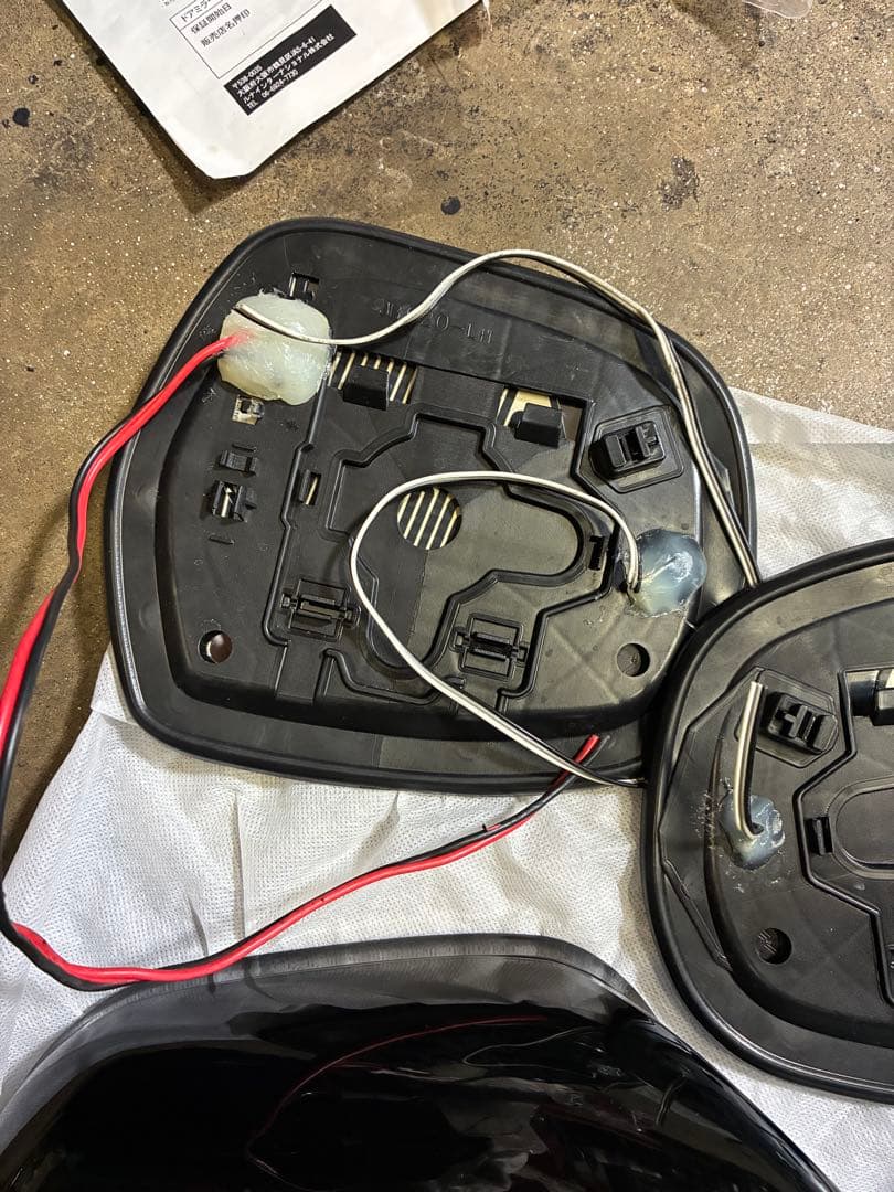 値段が安い 200 ハイエース ミラーカバー シーケンシャル ブルーレンズ ジャンク LEDTOYOTA