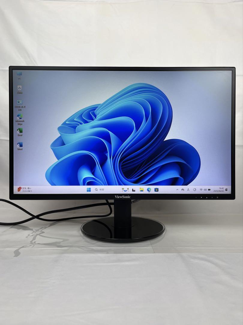 内蔵スピーカー有り viewsonic va2419 23.8インチモニター