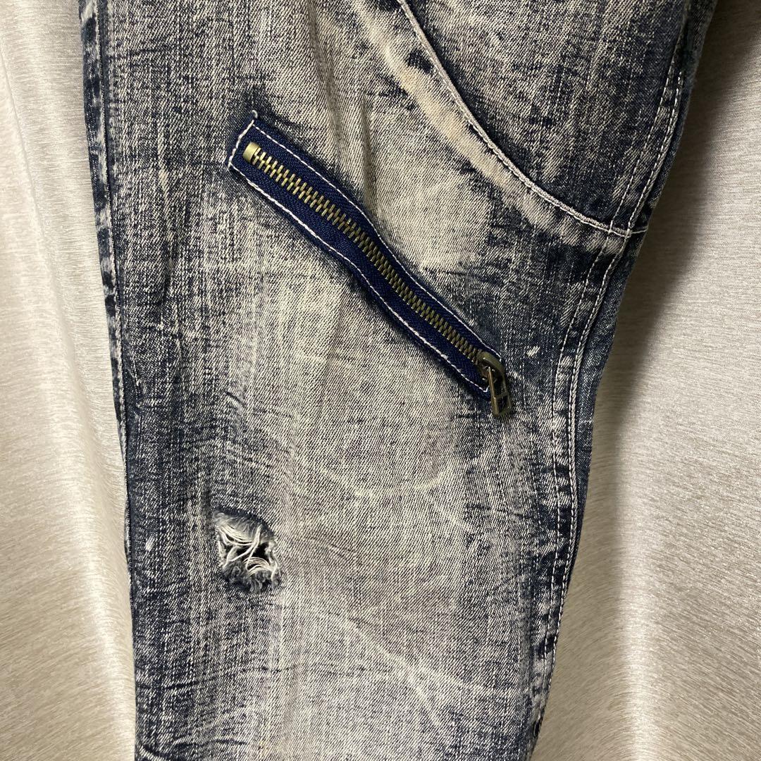 LOWBOX ダメージデニムパンツ ビンテージ 90s 00s y2k お兄系