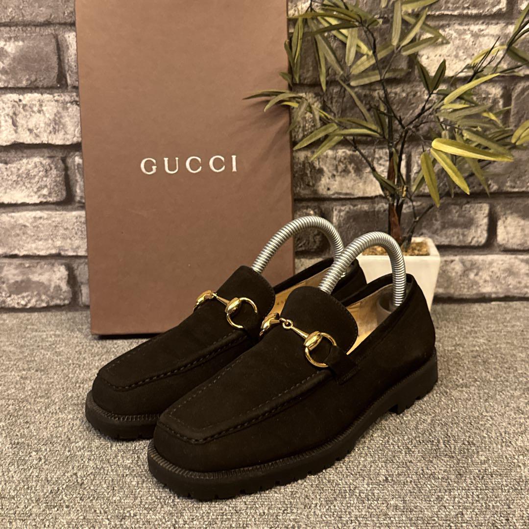 美品！ GUCCI ブラック スエード ローファー 38 お歳暮・冬ギフト特集 - おとなの週末お取り寄せ倶楽部 GUCCI