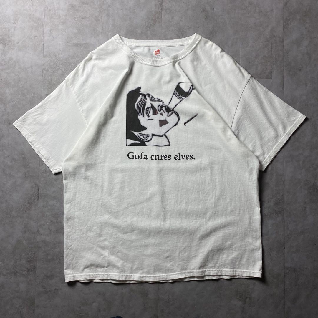 【入手困難】Hanes アート 風刺 メッセージ Tシャツ 男性 ユニーク XLトップス