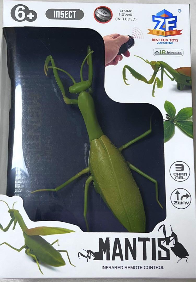 赤外線 RC カマキリ ラジコン リアル 虫 昆虫 おもちゃ __