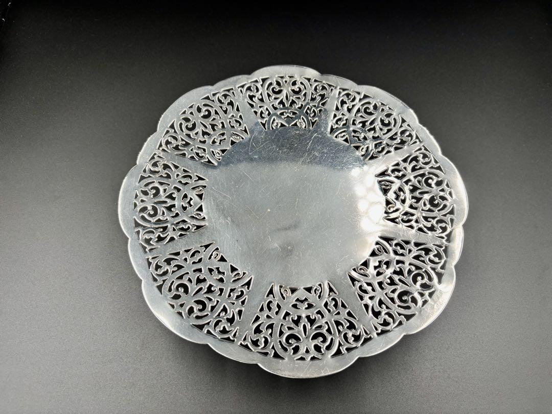 英国アンティーク LANCELOTT PLATE シルバープレート コンポート