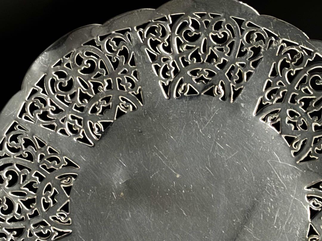 英国アンティーク LANCELOTT PLATE シルバープレート コンポート