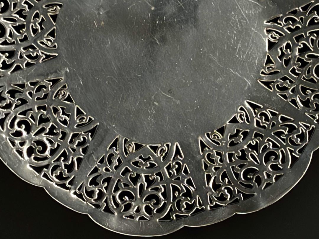 英国アンティーク LANCELOTT PLATE シルバープレート コンポート