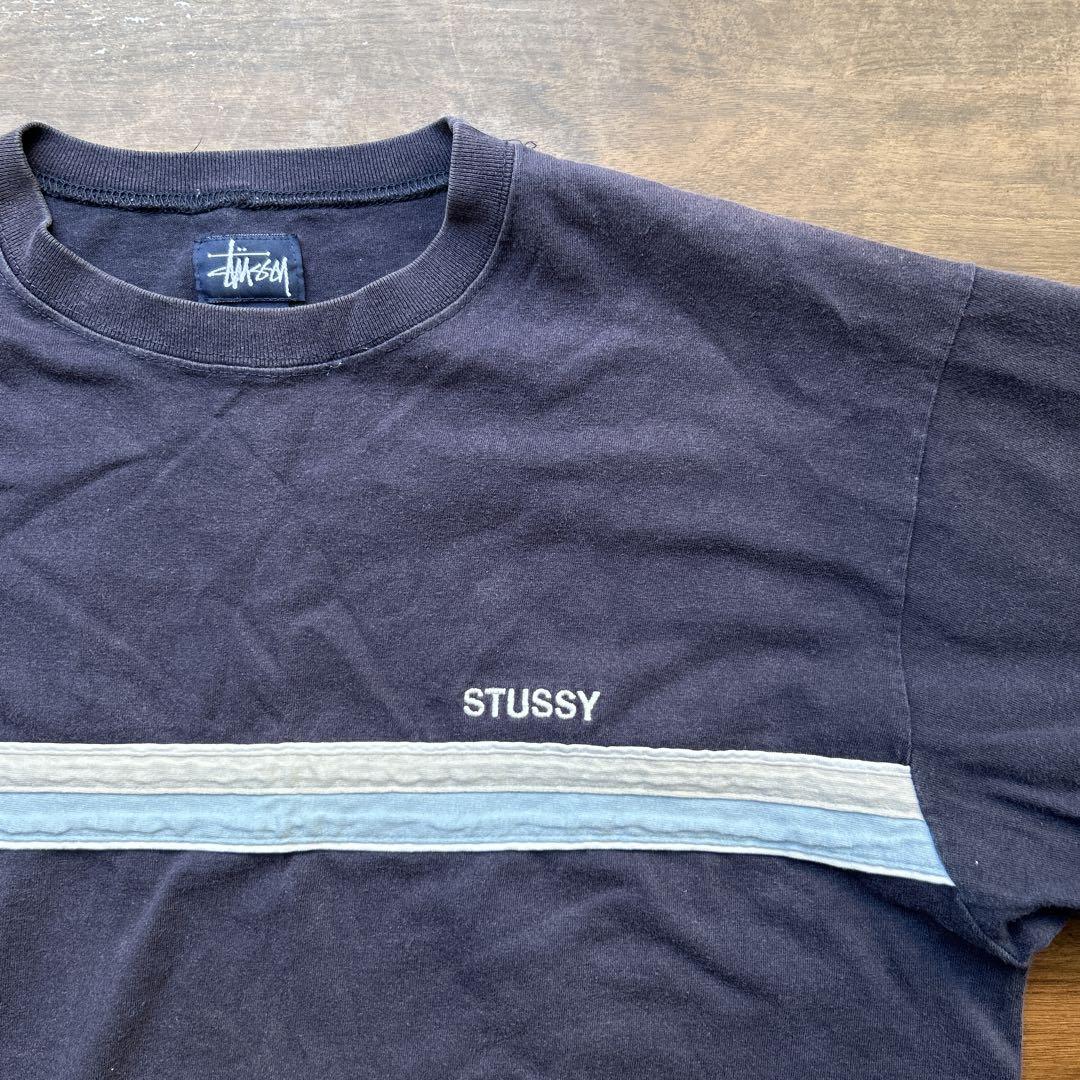 STUSSY ステューシー 半袖 Tシャツ ネイビー Ｌ