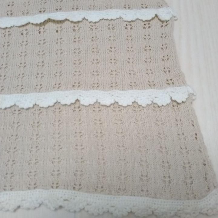 【新品未使用】Ferouxフェルゥニットワンピース（キャミソール付)