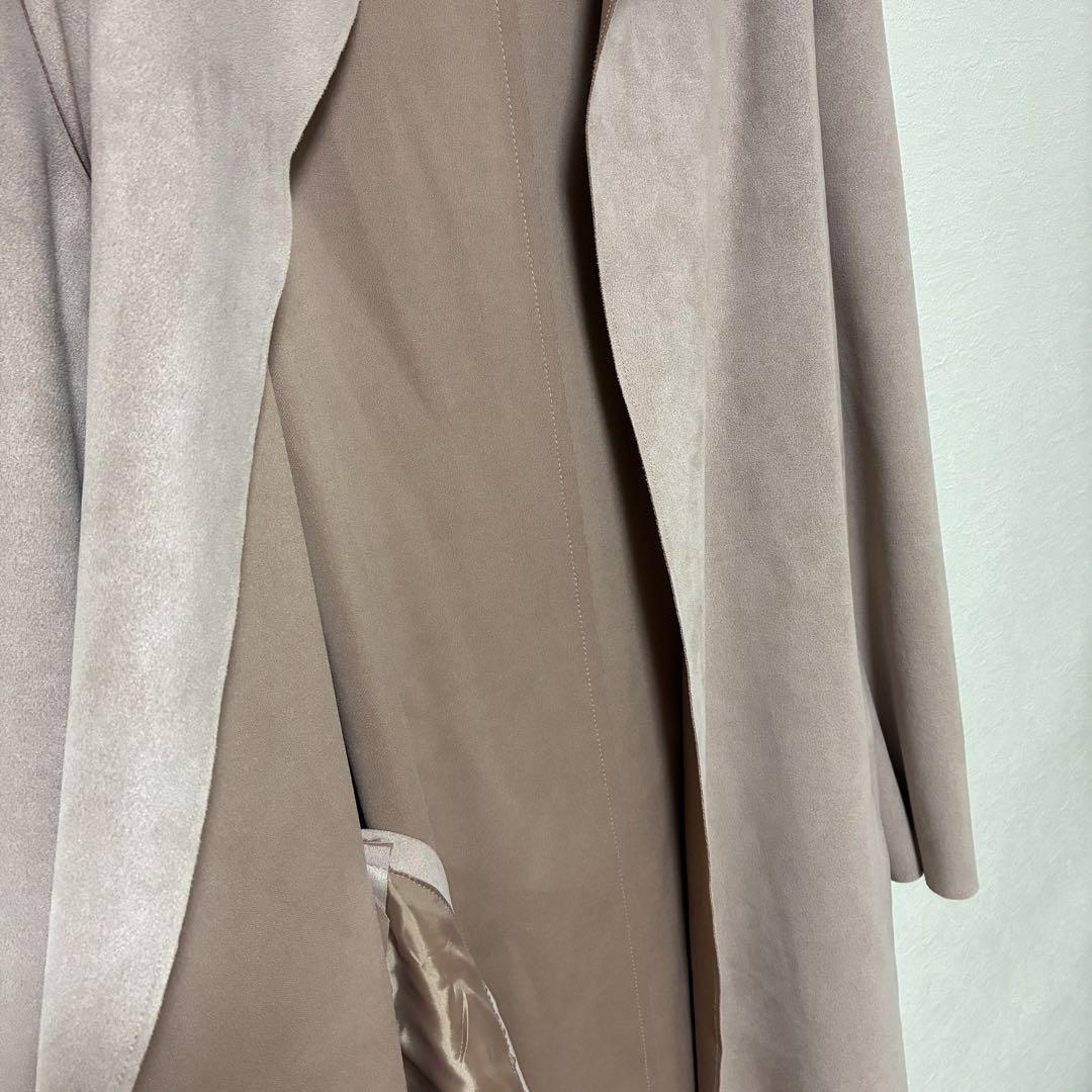 専用♡ももちゃん様試着のみ♡ZARA♡ピンクダブルブレストロングコート♡美ライン ZW COLLECTION ダブルブレストウール混コート - パステルピンク